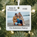 Ornement En Métal Texte de la machine à écrire à la mode Mer et voeu<br><div class="desc">Type moderne tendance Texte Simple Minimaliste,  Mer & Voeux Ornement photo</div>