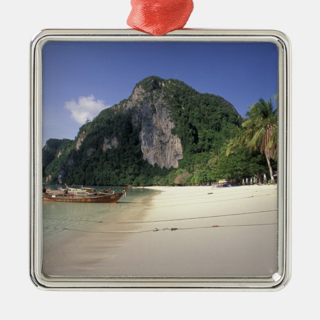 Ornement En Métal Thaïlande, mer d'Andaman, île de Ko Phi Phi, plage (Devant)