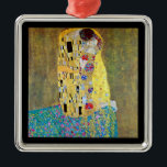 Ornement En Métal The Kiss by Gustav Klimt, Vintage Art Nouveau<br><div class="desc">The Kiss (Der Kuss) (1907/08) by Gustav Klimt is probably his most famous work. Klimt began work on it in 1907 and it is the highpoint of his so-called 'Golden Period'. The Kiss is a vintage Victorian Era Symbolism fine art love and romance painting featuring a romantic couple in various...</div>