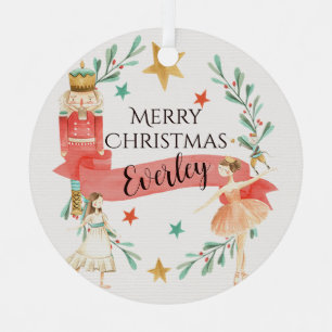 Ornement En Métal Thème de Noisette Personnalisé Ornament de Noël