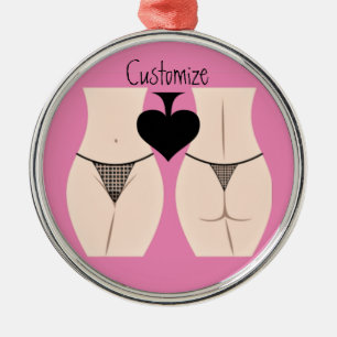 Ornement En Métal Thong Panty Spade Thunder_Cove