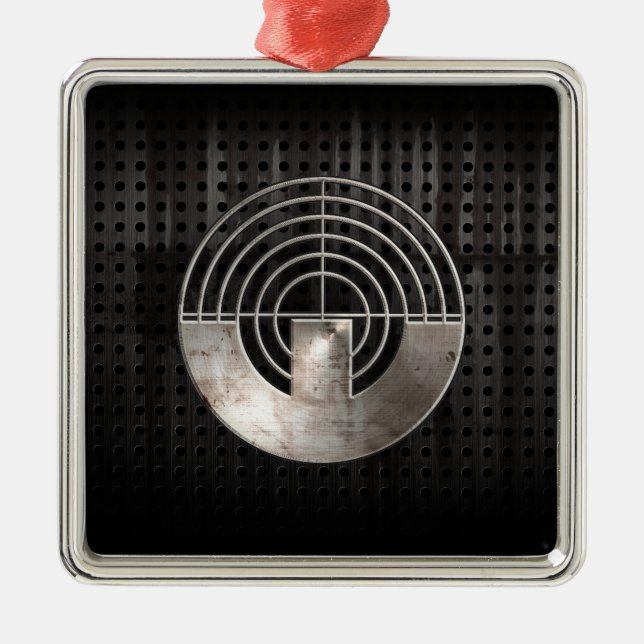 Ornement En Métal Tir de sport ; Cool (Devant)