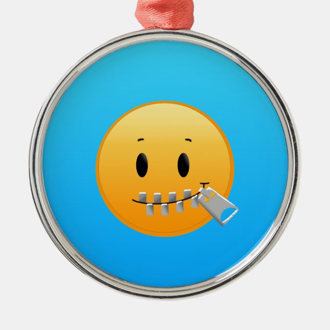 Ornement En Métal Tirette Emoji (Devant)