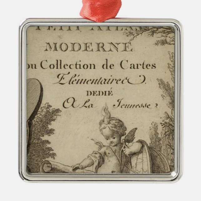 Ornement En Métal Titre Page Petit atlas moderne (Devant)