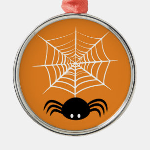 Ornement En Métal Toile d'araignée Halloween 