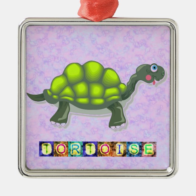 Ornement en métal tortue (Devant)
