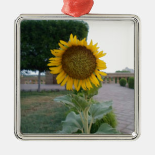 Ornement En Métal Tournesol