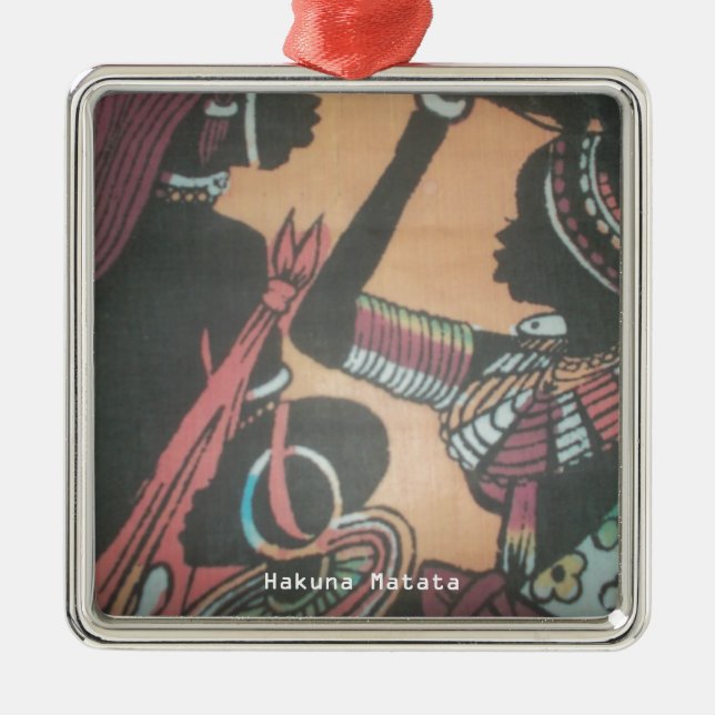 Ornement En Métal Tradition et culture Masaï Design Motif d'art (Devant)