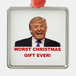 Ornement En Métal Trump, le pire cadeau de Noël jamais fait ! Orneme