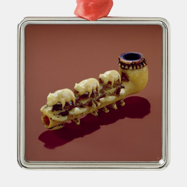 Ornement En Métal Tuyau de Korvack avec les ours blancs découpés (Devant)