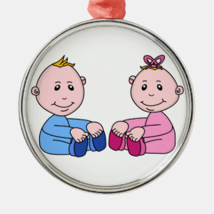ORNEMENT EN MÉTAL TWINS