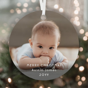 Ornement En Métal Typographie blanche minimaliste moderne superposer