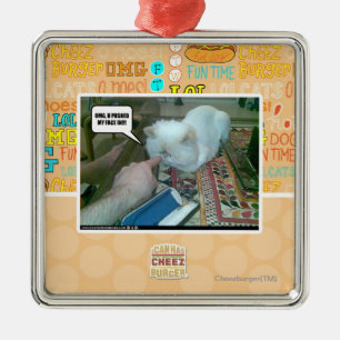 Ornement En Métal U a poussé mon visage dedans !