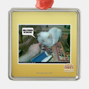 Ornement En Métal U a poussé mon visage dedans !