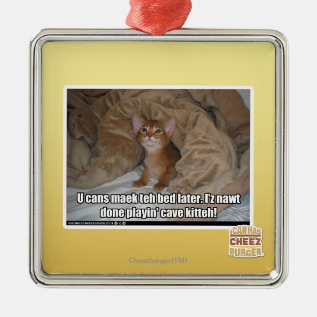 Ornement En Métal U peut maek le lit plus tard (Devant)