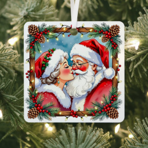 Ornement En Métal Un Noël sucré à l'ancienne   Monsieur et Madame Cl