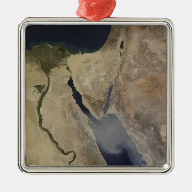 Ornement En Métal Un nuage de poussière bronzée d'Arabie Saoudite (Devant)