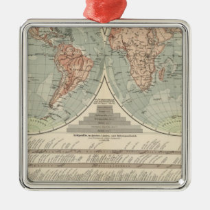 Ornement En Métal Und Tiefen - carte de Hohen d'atlas de cieux et