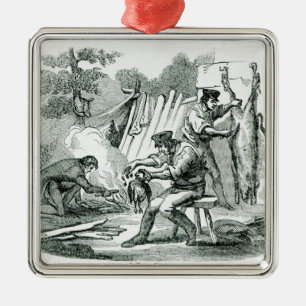 Ornement En Métal Une cuisine de camp, 1856