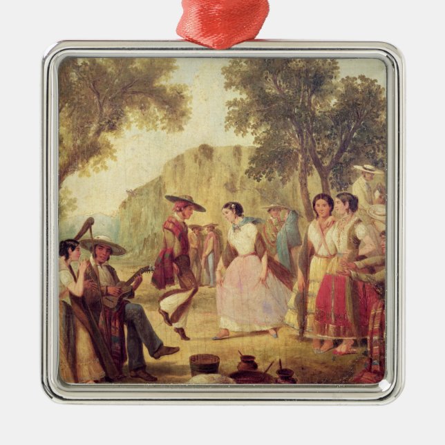 Ornement En Métal Une danse populaire (Devant)