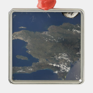 Ornement En Métal Une vue de l'île des Caraïbes de Hispaniola