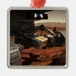 Ornement En Métal Une vue en gros plan du bras sur Mars de la NASA