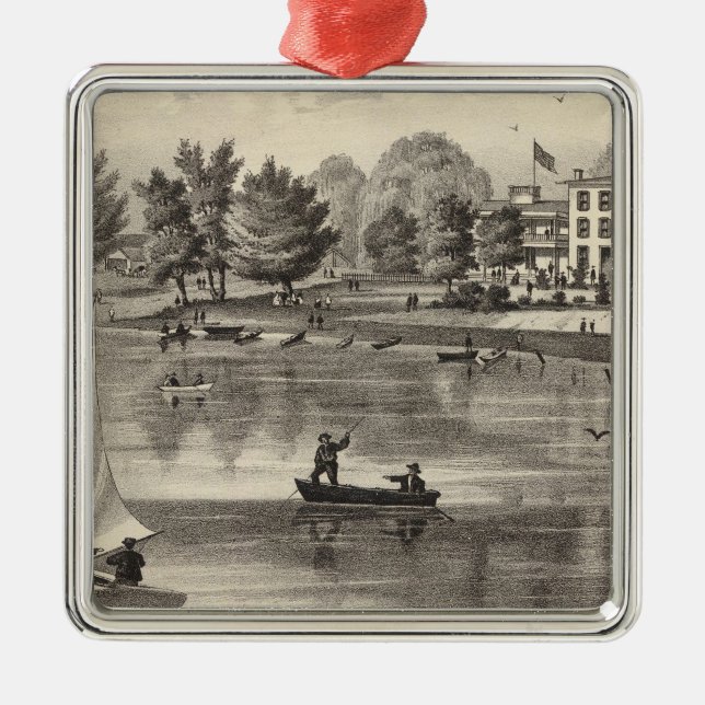 Ornement En Métal Union House, Squan, NJ (Devant)