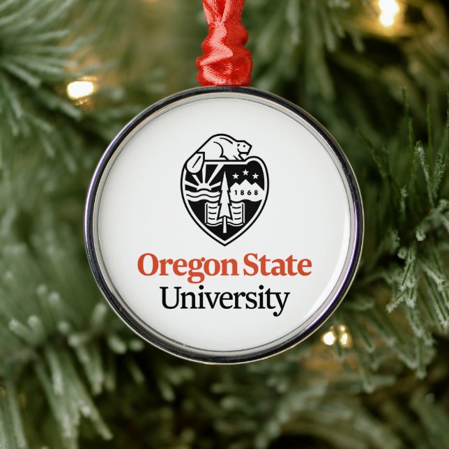 Ornement En Métal Université d'État de l'Oregon (Arbre)
