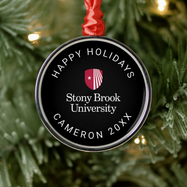 Ornement En Métal Université Stony Brook | Mot-symbole (Arbre)