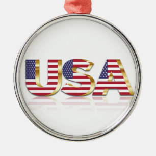 ORNEMENT EN MÉTAL USA