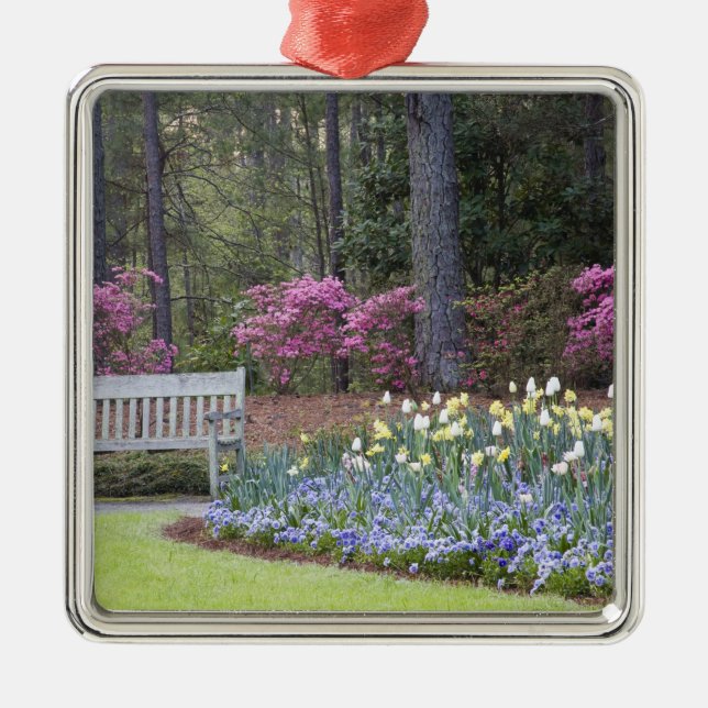 Ornement En Métal USA, Géorgie, Pine Mountain. Une bordure de (Devant)