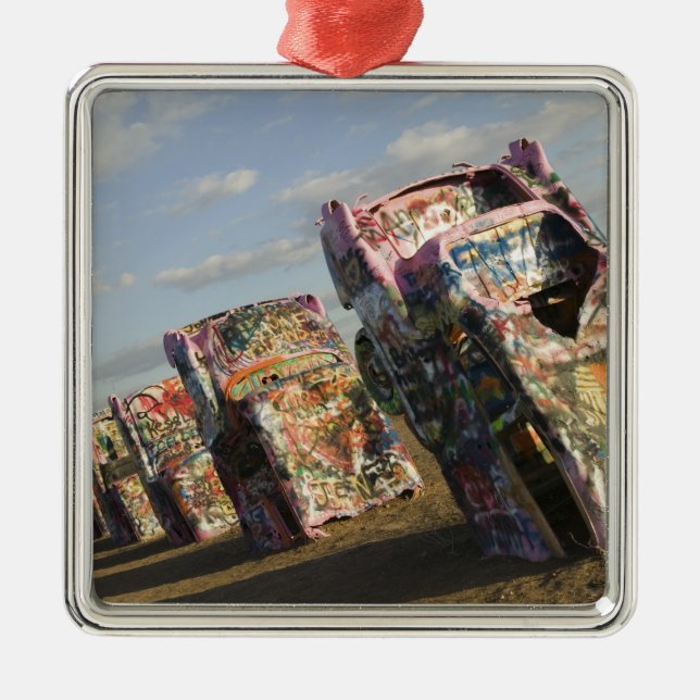 Ornement En Métal USA, TEXAS, Panhandle Area, Amarillo : Cadillac (Devant)