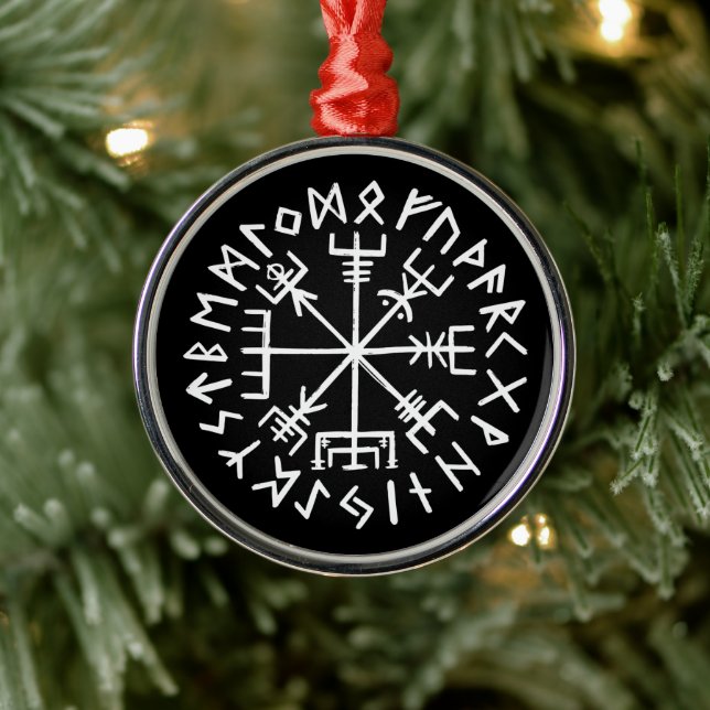 Ornement En Métal Vegvisir (Arbre)