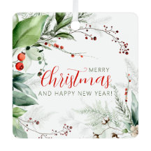 Vert festif aquarelle Joyeux Noël