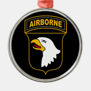 Ornement En Métal Vétéran militaire de la 101e division aéroportée