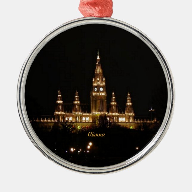 Ornement En Métal  Vienne la nuit (Devant)