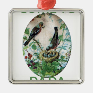 Ornement En Métal Viens à Papa