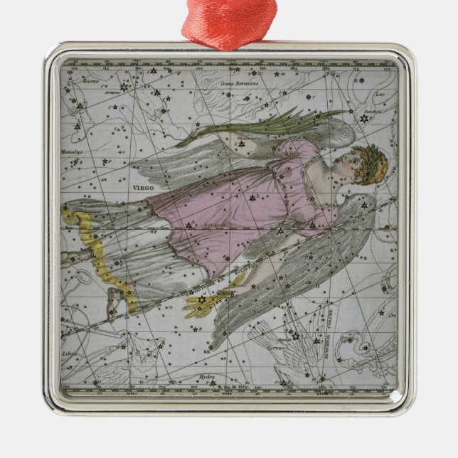 Ornement En Métal Vierge, "d'un atlas céleste", pub. en 1822 (col (Devant)