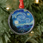 Ornement En Métal Vincent Van Gogh La Nuit étoilée<br><div class="desc">Vincent Van Gogh's The Starry Night Detail</div>