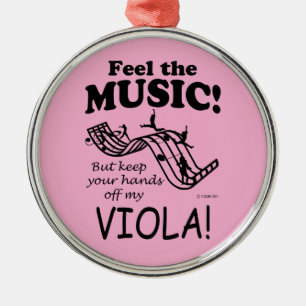 Ornement En Métal Viola Sent La Musique