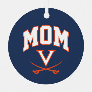 Ornement En Métal Virginia Cavaliers Maman