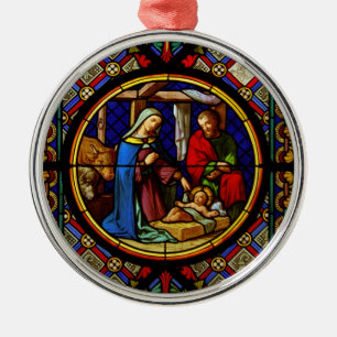 Ornement En Métal Vitraux de la Sainte Famille
