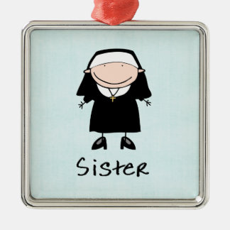 Ornement En Métal Vocation religieuse de nonne de profession