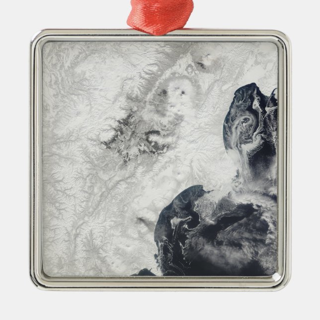 Ornement En Métal Volcans dans la péninsule centrale du Kamchatka (Devant)