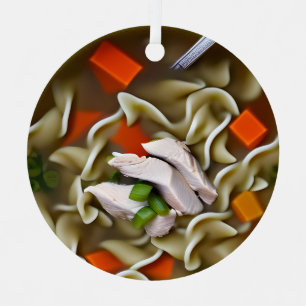 Ornement En Métal Vous êtes mon héros souper   Funky Soup Pun Noël
