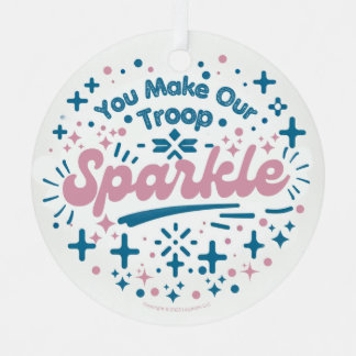 Ornement En Métal Vous faites notre troupe Sparkle