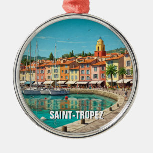 Ornement En Métal Voyage à Saint-Tropez France
