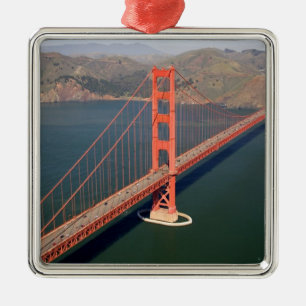 Ornement En Métal Vue aérienne du pont Golden Gate dans le 2