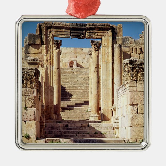 Ornement En Métal Vue de l'entrée au chrétien (Devant)