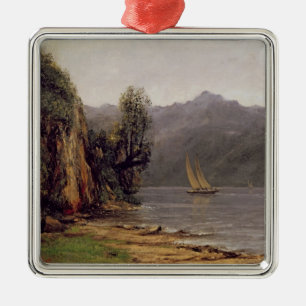 Ornement En Métal Vue du Lac Leman, c.1873-77